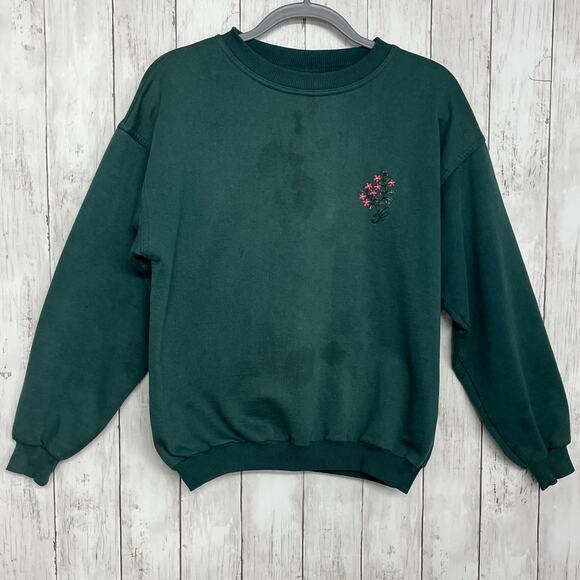 Vintage Graphic Pullover Sweatshirt Bundle Of 4 For Repurpose & Crafts Granny - Picture 2 of 13